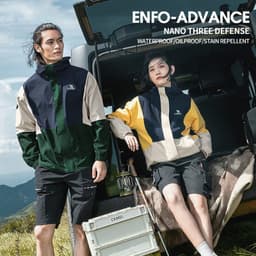 Thumbnail Áo khoác ngoài trời chống nước / chống gió CAMEL CROWN dành cho nam và nữ Áo khoác một lớp Quần áo leo núi 2