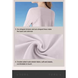 Thumbnail Áo xương đòn cổ chữ V nhỏ CAMEL CROWN Yoga dành cho nữ 4