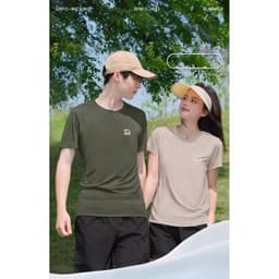 Thumbnail Áo thun thể thao khô nhanh CAMEL CROWN Chống nắng mát mẻ UPF50 + Nam và Nữ chạy bộ tay ngắn 2