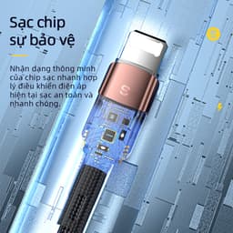 Thumbnail Essager 0.5m/1m/2m/3m cáp sạc nhanh cho ip  Pro Max 4