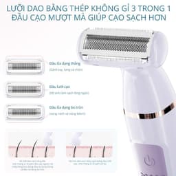 Thumbnail Máy cạo toàn thân đa năng Enchen A1 - chống nước - lưỡi dao thép không gỉ - 3 in 1 - BH 6 tháng 3