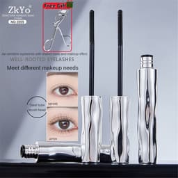 Thumbnail Giao Hàng Nhanh [Quà Tặng Miễn Phí] Mascara Zkyo Natural Curling Quick Drying Matte Lash Cream Waterproof Long-lasting Non-lemudged Eyes Makeup Cosmetics (THỦY TINH) 1