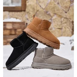 Thumbnail Giày bốt tuyết nam CAMEL CROWN Plus Nhung đế dày nâng cao ngón chân tròn Giày Cotton thông thường 2