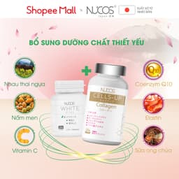 Thumbnail TPBVSK Combo Hỗ Trợ Chống Lão Hoá Viên Uống Nucos White Hộp 60 Viên Và Nucos Cells Up Hộp 180 Viên 3