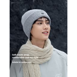 Thumbnail Mũ dệt kim CAMEL CROWN Mũ mùa thu đông Mũ lạnh chống gió ấm áp 4