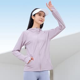 Thumbnail CAMEL CROWN Thể Thao Ice Silk Chống Nắng Quần Áo Nữ Áo Cardigan Chống Tia Cực tím Quần Áo Nhanh Khô 3
