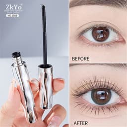 Thumbnail Giao Hàng Nhanh [Quà Tặng Miễn Phí] Mascara Zkyo Natural Curling Quick Drying Matte Lash Cream Waterproof Long-lasting Non-lemudged Eyes Makeup Cosmetics (THỦY TINH) 2