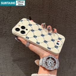 Thumbnail Suntaiho Ốp Lưng iPhone Đẹp Thời Trang Độc Đáo Chữ Lưới Họa Tiết Ốp điện thoại Silicon Mềm Cao Cấp Chống Sốc Cho Iphone 16 15 14 13 12 11 Pro Max IP 7 8 Plus Iphon X Xs XR Xs Max Hàn quốc Ốp Lưng 2
