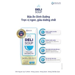 Thumbnail Lốc 3 hộp Thực phẩm dinh dưỡng Y học Delisoup thay thế bữa ăn, tăng hệ miễn dịch, tiêu hóa tốt, xương chắc khỏe 1