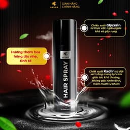 Thumbnail Gôm xịt tóc mềm AKUMA HERO 150ml tạo độ phồng tự nhiên, giữ nếp tạo kiểu, không gây bết và nặng tóc. 4
