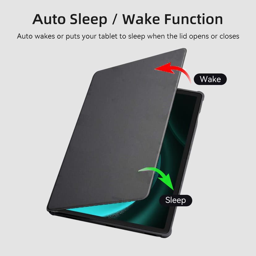 Ảnh Tbtic 720° Xoay Acrylic Cho Samsung Tab Ốp Lưng S10 A9 S9 S8 S7 Plus 11 FE 10.9 12.4 8.7 A8 10.5 X206 S6 Lite 10.4 P620 P610 P615 P613 Da Lật Có Thể Xoay Được Có Thể Điều Chỉnh 1