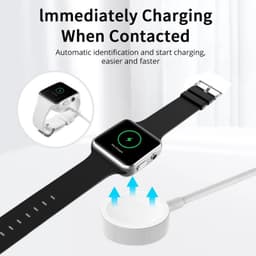 Thumbnail Đế Sạc HdoorLink 3 Trong 1 Cho Đồng Hồ 7 SE 6 5 4 3 2 Series USB A / Type-C Dây Sạc Cáp Sạc Từ Tính 2