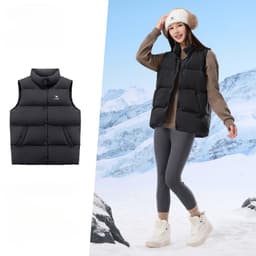 Thumbnail Áo khoác CAMEL CROWN Down 85% Duck Down Warm Down Áo khoác đệm Cotton ấm áp Áo ghi lê 2