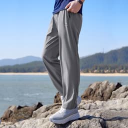 Thumbnail Camel CROWN Quần Rời Thẳng Cho Nam Nữ Ngoài Trời Thoáng Khí Thể Thao Thường Ngày Quần Khô Nhanh 3