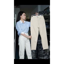 Thumbnail TTTHAO - Quần Jeans Nữ Dáng Baggy Cao Cấp dài 92cm Cạp Cao Hàng VNXK J9 3