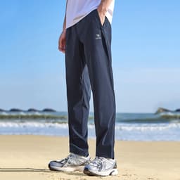 Thumbnail Camel CROWN Quần Rời Thẳng Cho Nam Nữ Ngoài Trời Thoáng Khí Thể Thao Thường Ngày Quần Khô Nhanh 4