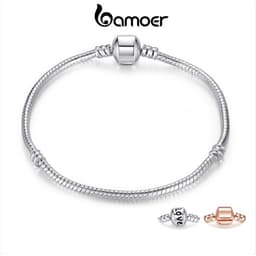Thumbnail Vòng đeo tay BAMOER da rắn mềm thời trang DIY 1