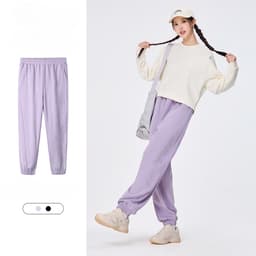 Thumbnail CAMEL CROWN Casual Sweatpants Nữ Cotton Mềm Chạy Bộ Quần Legging Thể Thao Rời 2