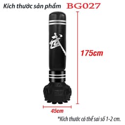 Thumbnail BG Trụ đấm bốc Boxing Pile BG Red/Black mẫu hót 2025, chất liệu PU cao cấp 3
