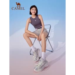 Thumbnail CAMEL CROWN Giày Thể Thao Ngoài Trời Nam Nữ Đáy Dày Thoáng Khí Giảm Sốc Giày Chạy Bộ Thông Thường 2