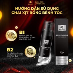 Thumbnail Xịt bồng bềnh AKUMA FLUFFY HAIR 120ml - Làm phồng tóc, kiềm dầu ngăn ngừa bết tóc, dùng cho cả nam và nữ. 3