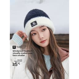 Thumbnail Mũ dệt kim CAMEL CROWN Mũ len bảo vệ tai chống gió ấm áp cho nam và nữ 4