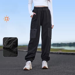 Thumbnail Quần lông cừu thể thao CAMEL CROWN quần âu rộng rãi dành cho nữ quần ấm ngoài trời 2