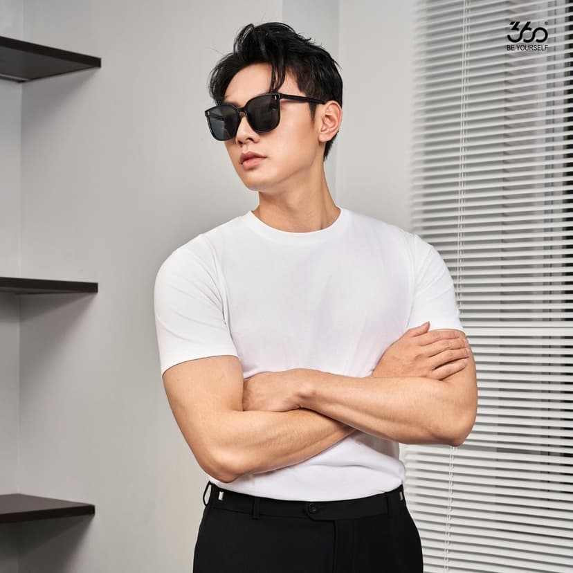 Ảnh Combo 2 áo thun form slim tôn dáng, co giãn ,cao cấp, thoáng mát thương hiệu 360 Boutique - CB-OL605 2