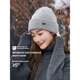 Thumbnail Mũ dệt kim CAMEL CROWN Mũ mùa thu đông Mũ lạnh chống gió ấm áp 2