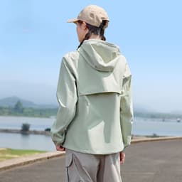 Thumbnail Áo khoác thể thao CAMEL CROWN Áo khoác có mũ trùm đầu chống nước cho nam và nữ Áo khoác chống gió ngoài trời 4