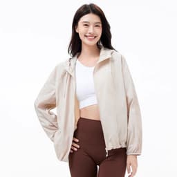 Thumbnail CAMEL CROWN Ngoài Trời Chống Nắng Quần Áo Nữ Sợi Nguyên Bản Ice Sense Áo Khoác Upf50 1