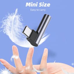 Thumbnail Bộ chuyển đổi âm thanh Fonken iOS sang 3,5mm Loại C sang tai nghe Bộ chuyển đổi giắc cắm Aux cho điện thoại 4