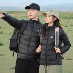 Thumbnail Áo khoác CAMEL CROWN Light Down dành cho nam và nữ Cổ đứng Slim Fit Áo khoác dày ấm áp 2