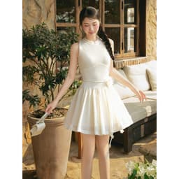 Thumbnail JOVEN Đầm Nữ Willow Cổ Tròn Form Ôm 2