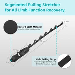 Thumbnail Dây đeo kéo dài Izzila có vòng và bàn chân có thể tháo rời, Cáng Izzila Fascia đã qua sử dụng, Dây đeo chân Izzila, Dây co giãn Izzila cho cáng tập Yoga chân & bắp chân, Huấn luyện linh hoạt 1