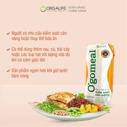 Thumbnail Combo 3 - 15 ngày hỗ trợ giảm cân, thay thế bữa ăn, giảm thèm ăn, ít calo OGOMEAL Gạo (250ml/Hộp) 2
