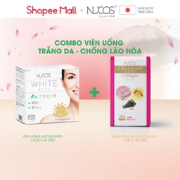 Thumbnail TPBVSK Combo Hỗ Trợ Chống Lão Hoá Viên Uống Nucos White Hộp 60 Viên Và Nucos Cells Up Hộp 180 Viên 2