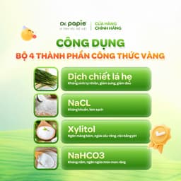 Thumbnail 5 Hộp Gạc Rơ Lưỡi Dr.Papie Tiêu Chuẩn 5SAO, Làm Sạch Răng, Lưỡi, Nướu và Khoang Miệng Cho Bé - 30Gói/Hộp x 5 3