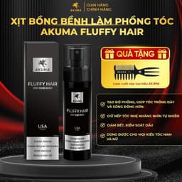 Thumbnail Xịt bồng bềnh AKUMA FLUFFY HAIR 120ml - Làm phồng tóc, kiềm dầu ngăn ngừa bết tóc, dùng cho cả nam và nữ. 1