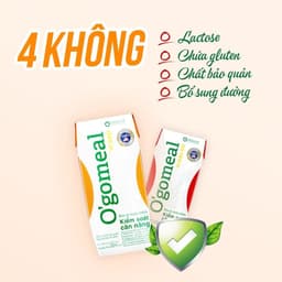 Thumbnail Combo 3 - 15 ngày hỗ trợ giảm cân, thay thế bữa ăn, giảm thèm ăn, ít calo OGOMEAL Gạo (250ml/Hộp) 4