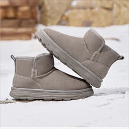 Thumbnail Giày bốt tuyết nam CAMEL CROWN Plus Nhung đế dày nâng cao ngón chân tròn Giày Cotton thông thường 3