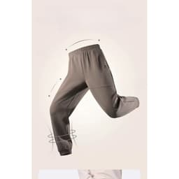 Thumbnail CAMEL CROWN quần thường ngày nam nữ cặp đôi quần cotton dệt kim quần chạy xu hướng quần ấm áp 4
