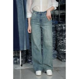 Thumbnail TTTHAO - Quần Jeans Suông Cao Cấp Siêu Mát Lưng Cao Dài 103cm J7 2