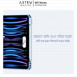 Thumbnail Bao da iPad AstroMazing xoay 360 tháo rời nam châm độ chống sốc cho Pro 11 Air 4 5 6 Gen 10 4