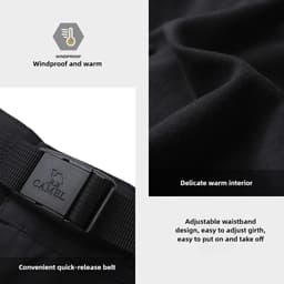 Thumbnail CAMEL CROWN Ngoài Trời Tấn Công Quần Nam Nữ Chống Thấm Nước Chống Gió Plus Nhung Ấm Quần Đi Bộ Đường Dài 3