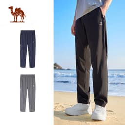 Thumbnail Camel CROWN Quần Rời Thẳng Cho Nam Nữ Ngoài Trời Thoáng Khí Thể Thao Thường Ngày Quần Khô Nhanh 1