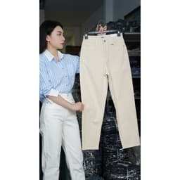 Thumbnail TTTHAO - Quần Jeans Nữ Dáng Baggy Cao Cấp dài 92cm Cạp Cao Hàng VNXK J9 4