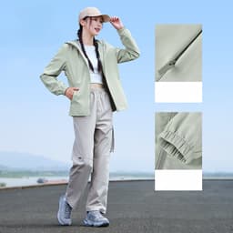 Thumbnail Áo khoác thể thao CAMEL CROWN Áo khoác có mũ trùm đầu chống nước cho nam và nữ Áo khoác chống gió ngoài trời 3