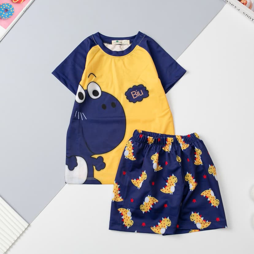 Ảnh Bộ bơi bé trai LITIBABY 2 mảnh hoạt hình ngộ nghĩnh, size 2 đến 12 tuổi 1