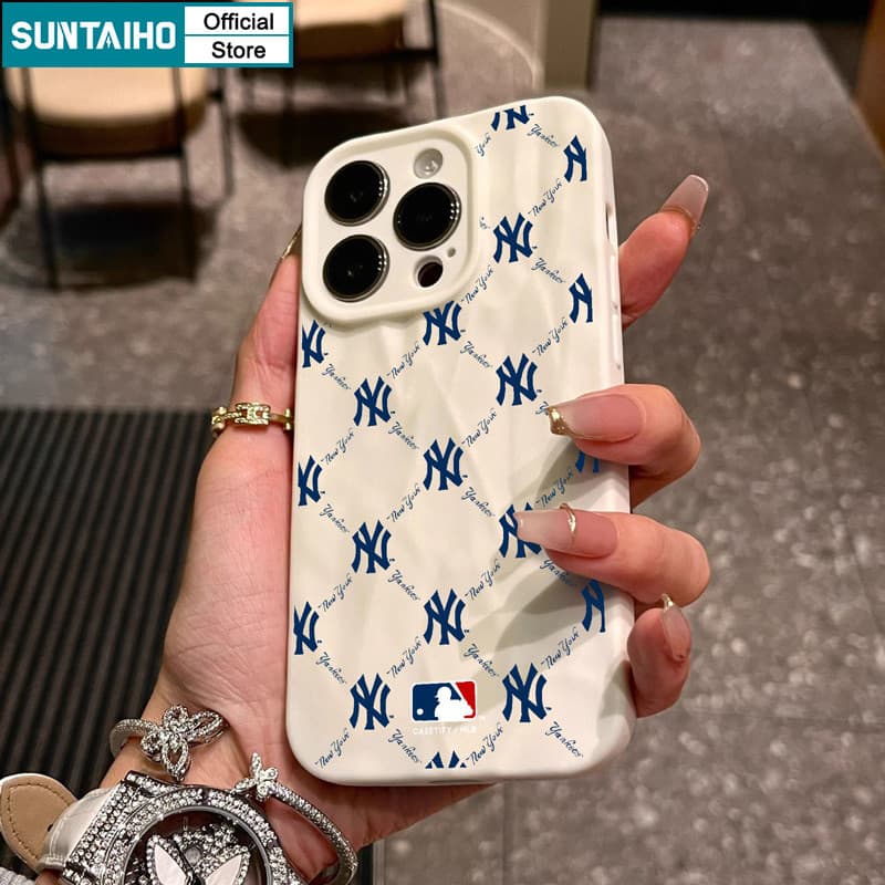 Ảnh Suntaiho Ốp Lưng iPhone Đẹp Thời Trang Độc Đáo Chữ Lưới Họa Tiết Ốp điện thoại Silicon Mềm Cao Cấp Chống Sốc Cho Iphone 16 15 14 13 12 11 Pro Max IP 7 8 Plus Iphon X Xs XR Xs Max Hàn quốc Ốp Lưng 3